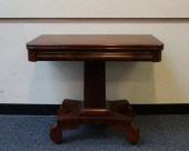 CLASSICAL STYLE MAHOGANY FOLD-