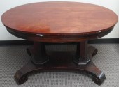 CLASSICAL STYLE MAHOGANY OVAL