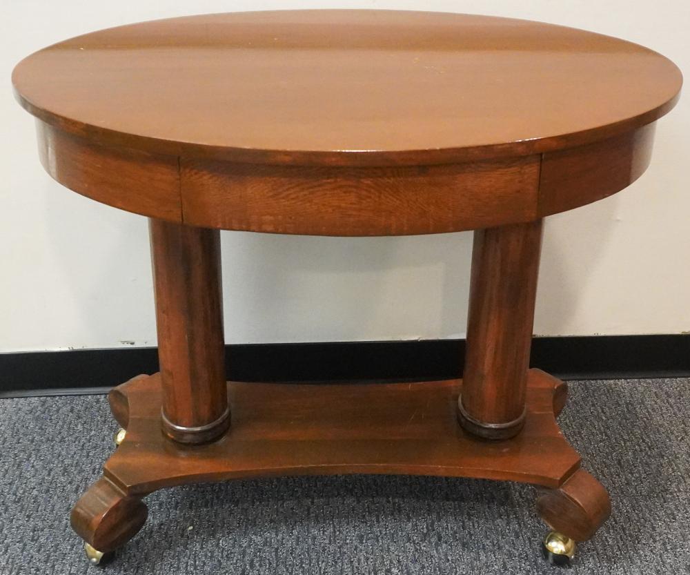 CLASSICAL STYLE MAHOGANY OVAL