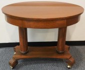CLASSICAL STYLE MAHOGANY OVAL