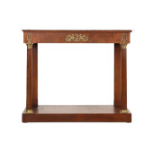 CLASSICAL STYLE MARBLE TOP MAH