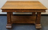 CLASSICAL STYLE OAK CONSOLE TA
