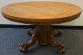 CLASSICAL STYLE OAK ROUND EXTE
