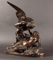 Classical style patinated bron