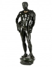 CLASSICAL-STYLE PATINATED BRON