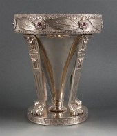 Classical style silvered metal