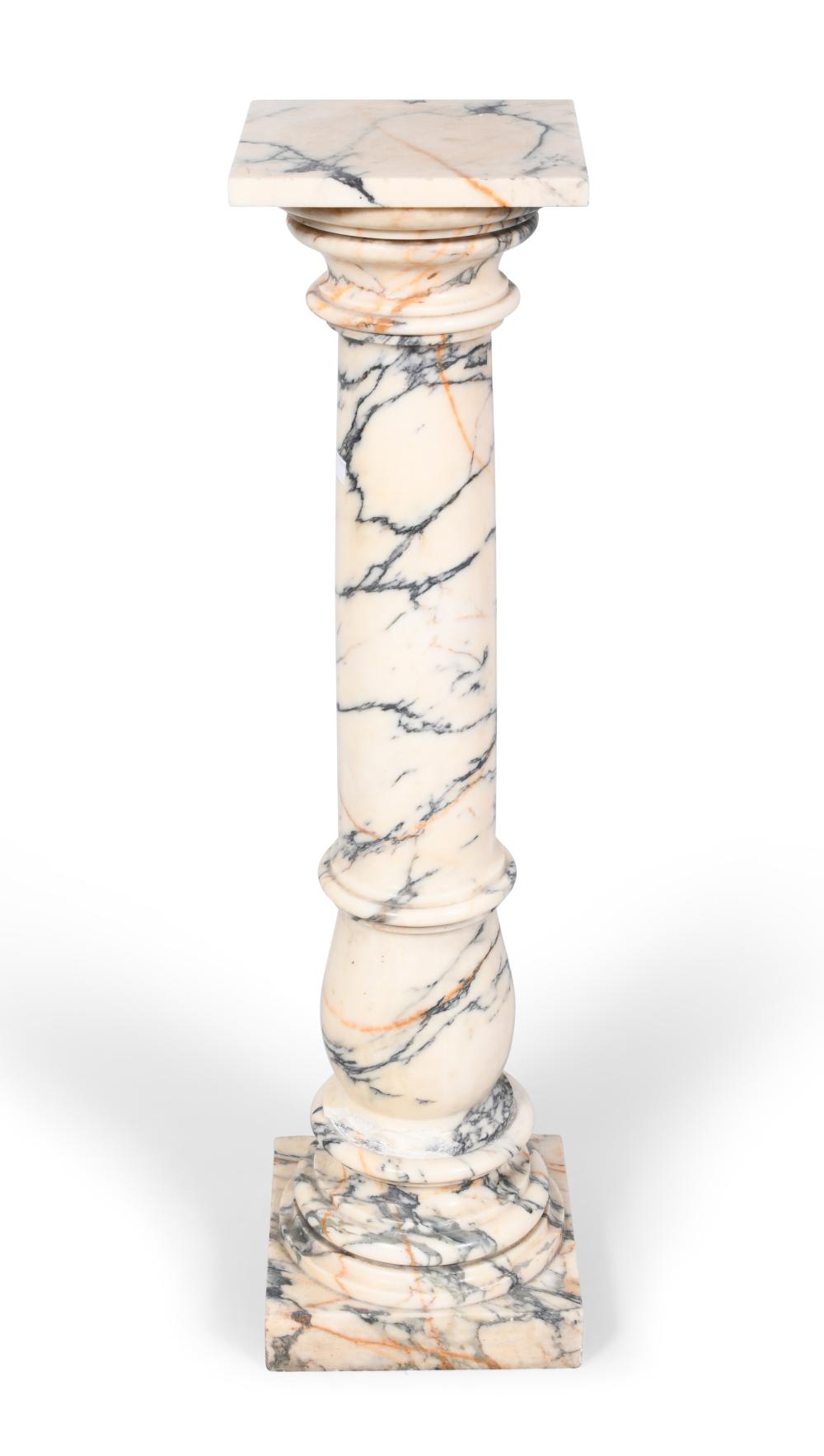 CLASSICAL STYLE WHITE VEINED MARBLE