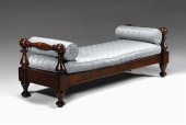     	Classical turned mahogany