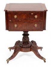 CLASSICAL TWO-DRAWER STAND MID