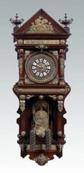 Classically styled wall clock,