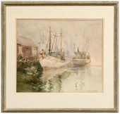 Claude Curry Bohm watercolor (