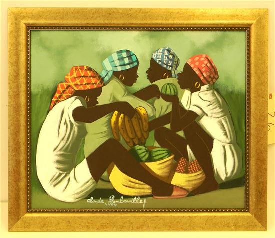 Claude Dambreville  acrylic on