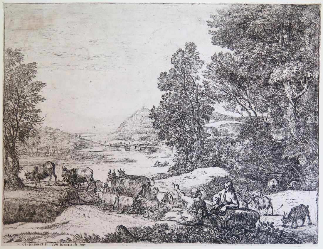 CLAUDE LORRAIN 1600 - 1682 SHEPHERD