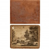 CLAUDE LORRAIN, COPPER PRINTIN