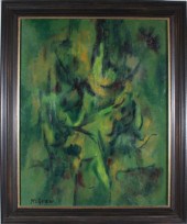 CLAUDE MCGRAW OIL ON BOARDCLAU