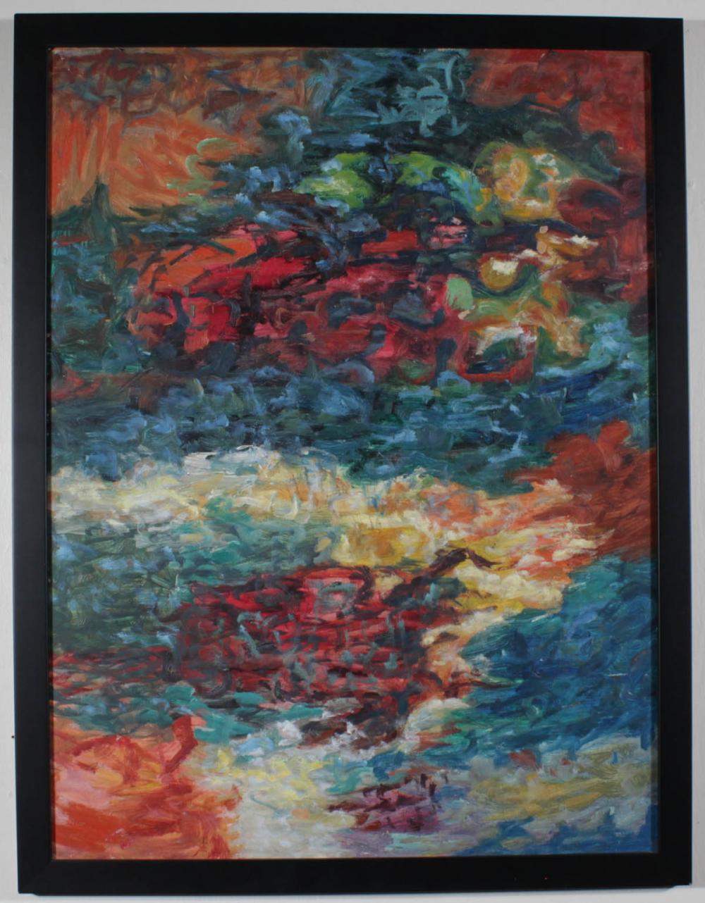 CLAUDE MCGRAW OIL ON BOARDCLAUDE