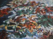 CLAUDE MCGRAW OIL ON BOARDCLAU