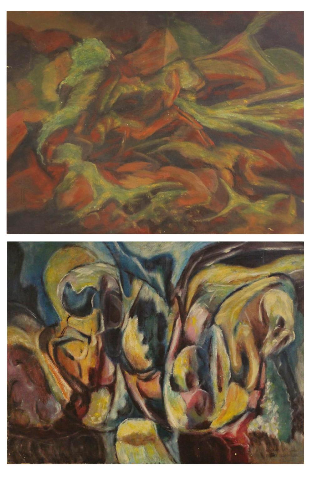 CLAUDE MCGRAW TWO OILS ON