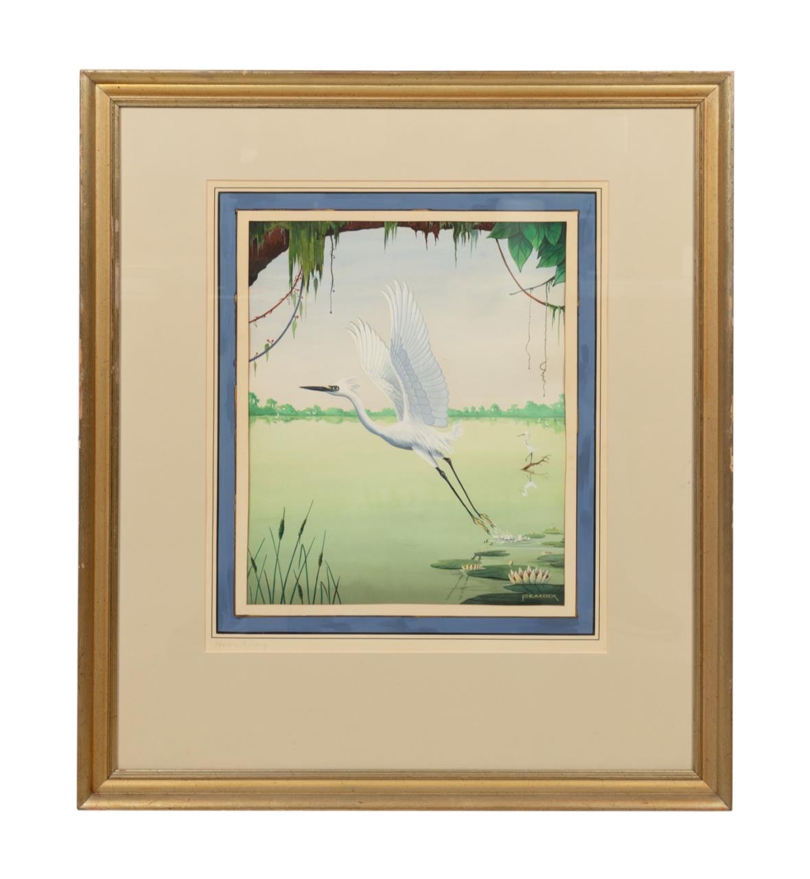 CLAUDE PEACOCK, "HERON RISING"