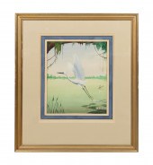 CLAUDE PEACOCK, "HERON RISING"