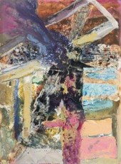 CLAUDE PELLIER HEAVY IMPASTO A