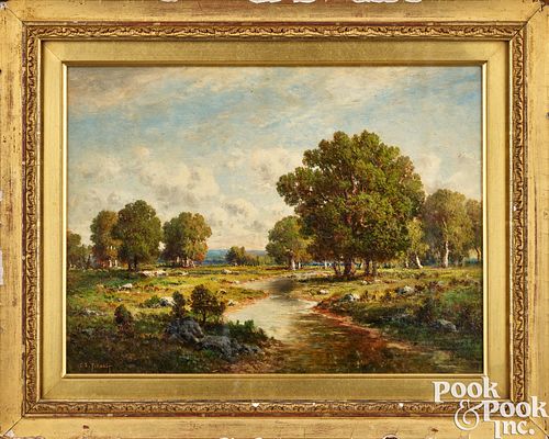 CLAUDE PICAULT, OIL ON BOARD