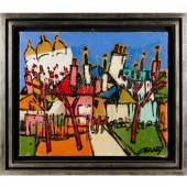 CLAUDE VENARD, OIL ON CANVAS C