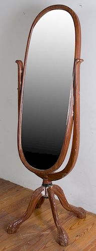 CLAW FOOT CHEVAL MIRRORCheval