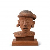 CLAY HEAD FRAGMENT, NAYARIT CU