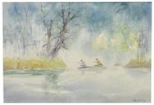 CLAY MCGAUGHY (B.1931) FISHERM