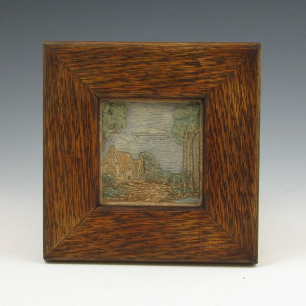 Claycraft scenic tile in wood