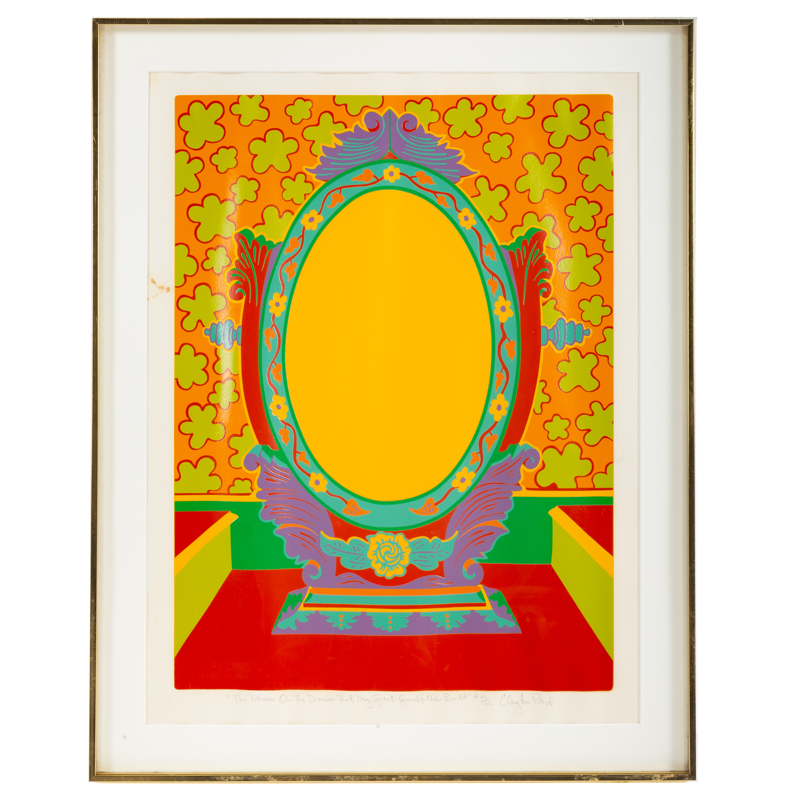 CLAYTON POND. "THE MIRROR ON THE