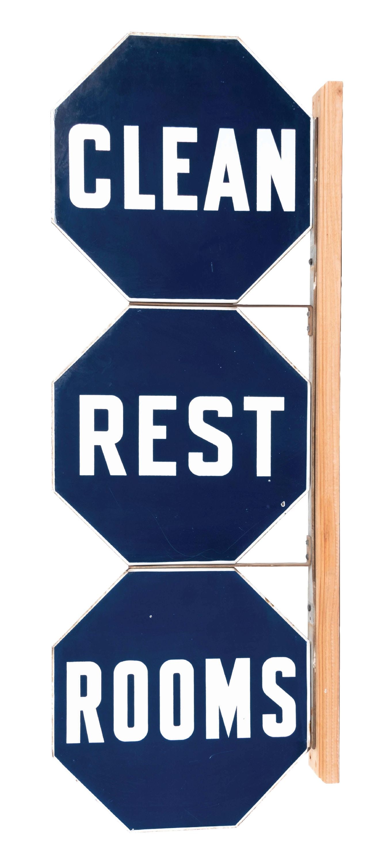 CLEAN RESTROOMS SIGNDSP. A nice