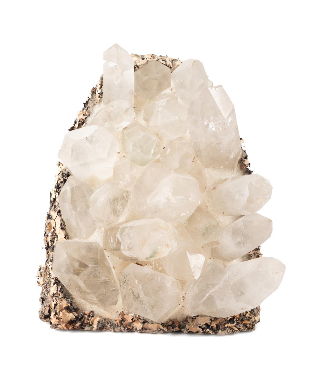 CLEAR QUARTZ CRYSTAL POINT LAMP