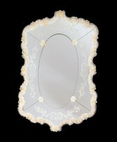 CLEAR VENETIAN MURANO GLASS MI