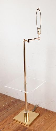 "CLEARLITE" BY BAUER FLOOR LAMP END