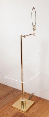 "CLEARLITE" BY BAUER FLOOR LAM