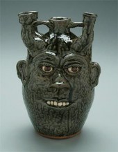 Cleater Meaders face candelabr
