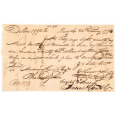 CLEMENT BIDDLE 1793 SIGNED SIG