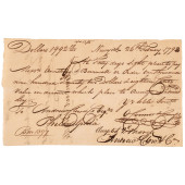 CLEMENT BIDDLE 1793 SIGNED SIG