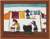 CLEMENTINE HUNTER PAINTING, WA