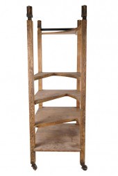 CLEO BALDON OAK & WROUGHT IRON