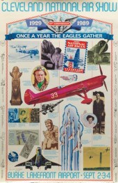 CLEVELAND AIR SHOW POSTER 31 ½