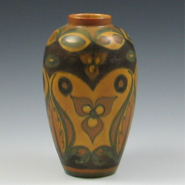 Clews Chameleon Vase marked