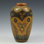 Clews Chameleon Vase marked Ch