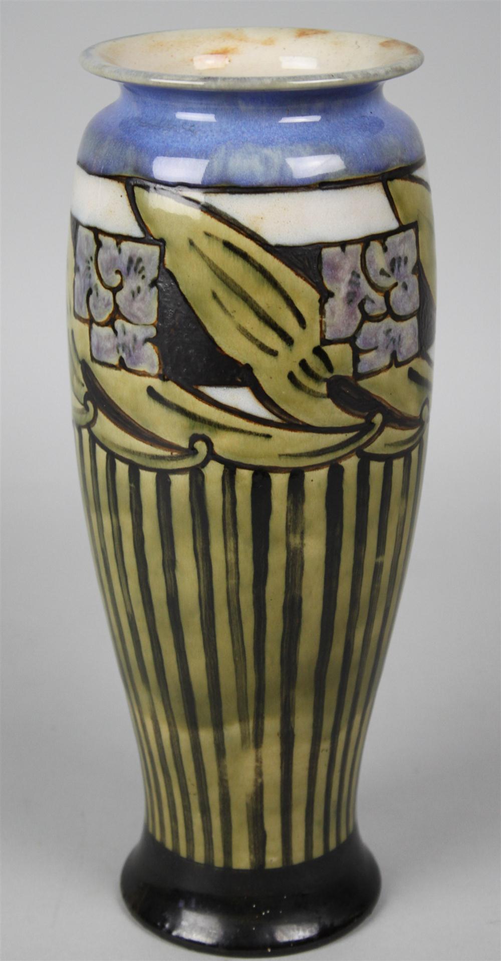 CLEWS ''CHAMELEON WARE'' ART DECO