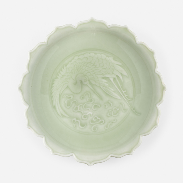 Cliff Lee. Plate with crane.