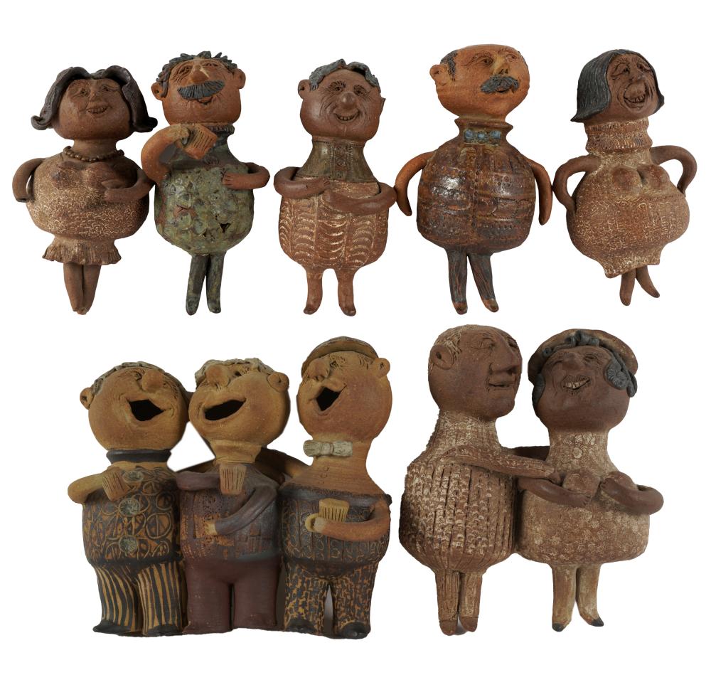 CLIFF STEWART: TEN FIGURESglazed