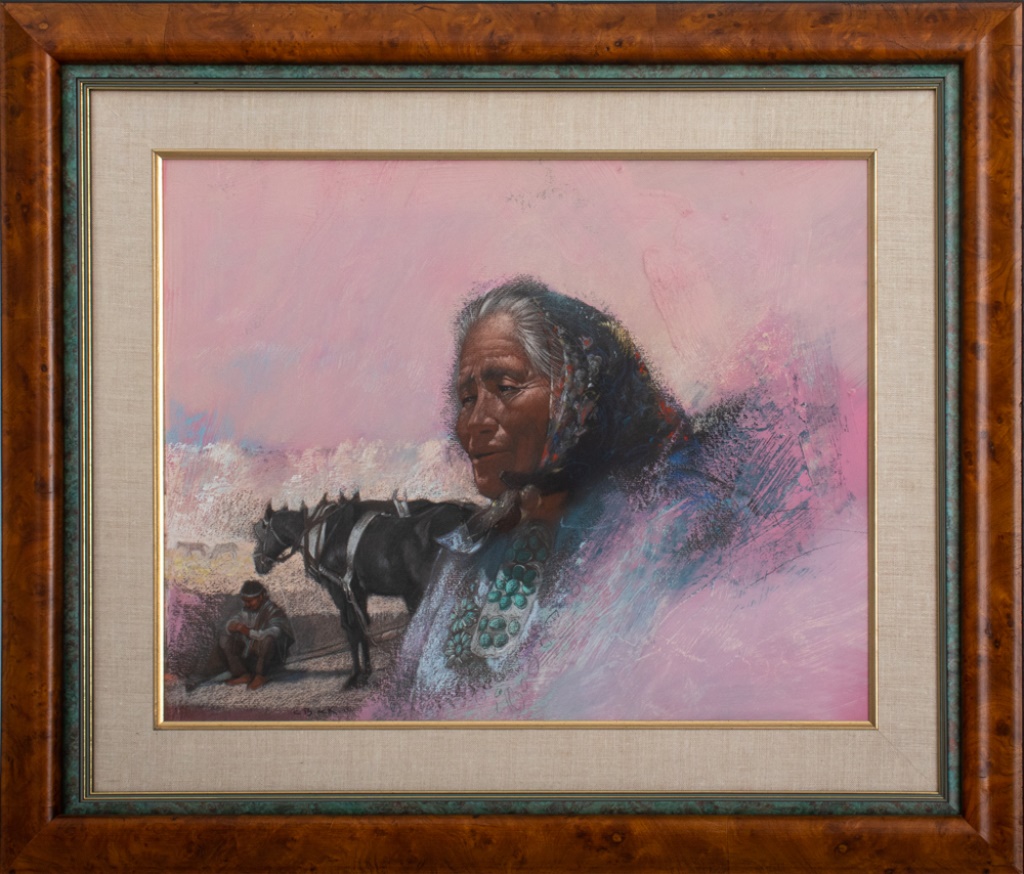 CLIFFORD BECK "NAVAJO WOMAN"