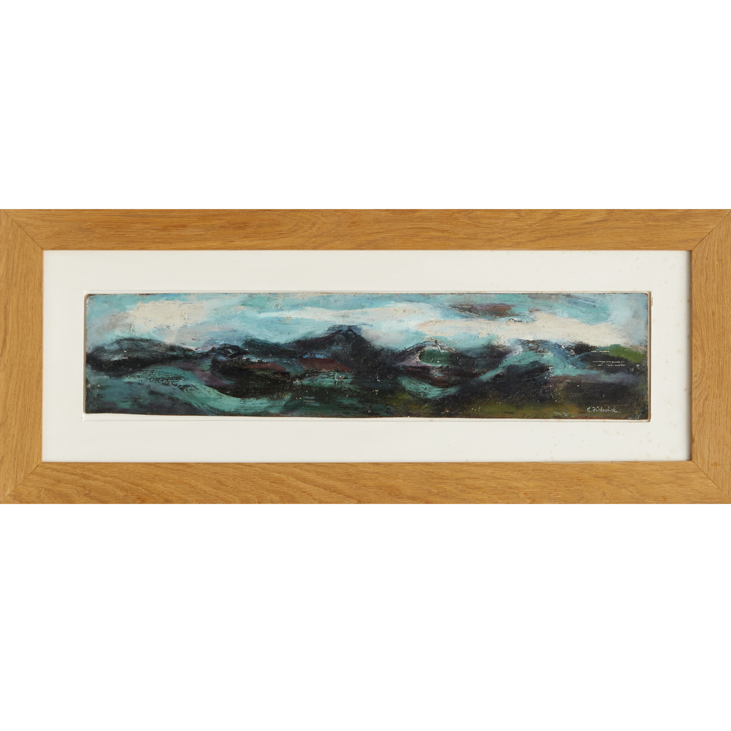 CLIFFORD FISHWICK, OIL ON MASONITE,
